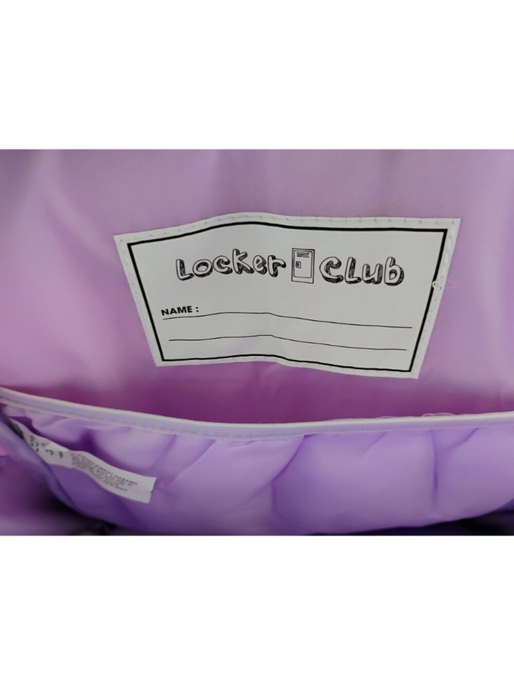 Pastel Lavender Backpack With Headphones Set Youth Adjustable Straps Durable - Picture 9 of 16